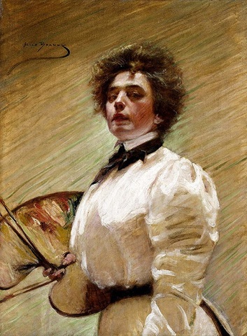 Self-Portrait, 1906 (Alice Pike Barney) (1857-1931) Smithsonian American Art Museum, 
1952.13.53